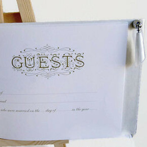 Hallmark Party Supplies Vintage Wedding Guests Book Keepsake Albums